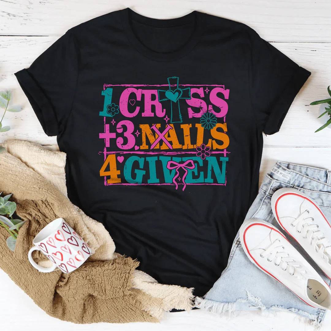 1 Cross +3 Nails 4 Given Tee