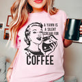 A Yawn Is A Silent Scream For Coffee Tee