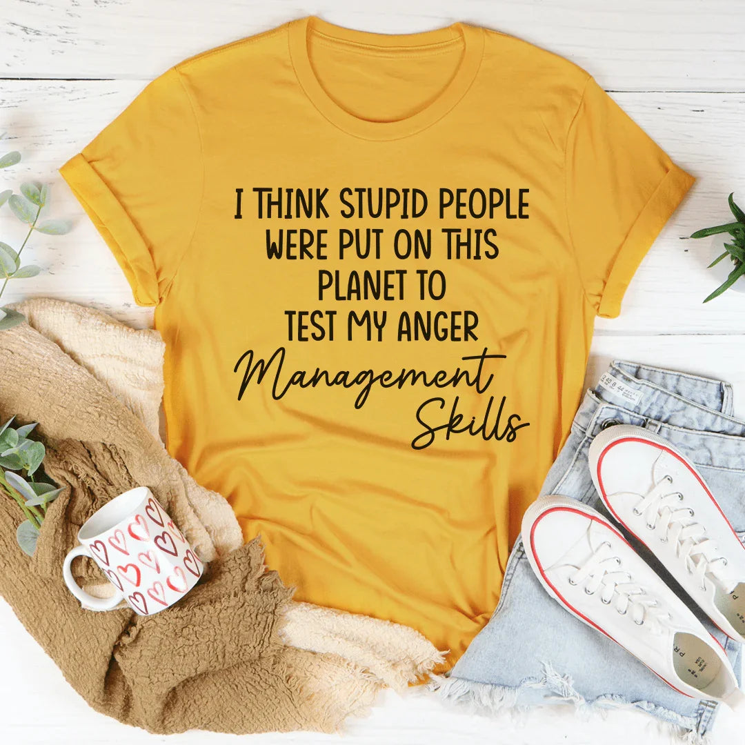 Anger Management Skills Tee