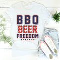 BBQ Beer Freedom Tee
