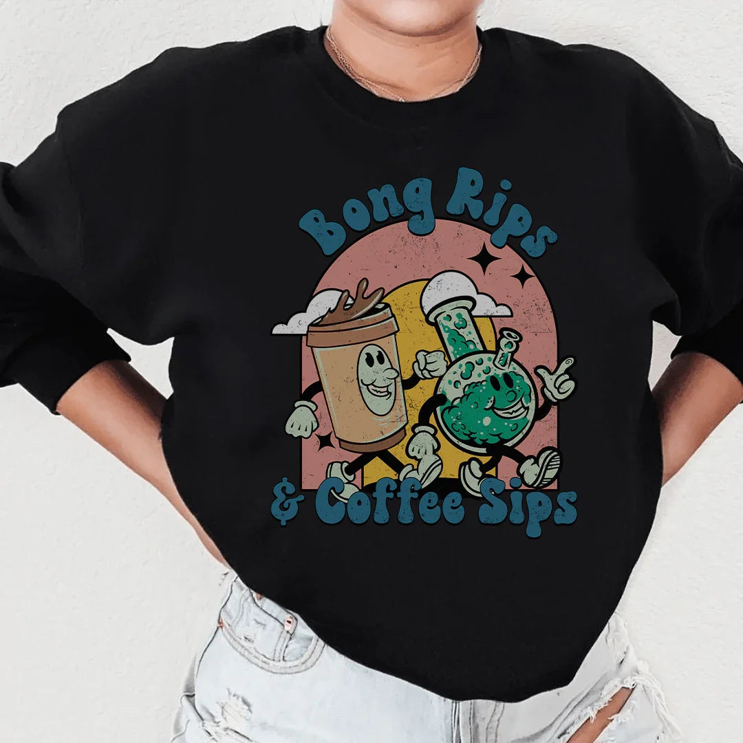 Bong Rips & Cotton Sips Sweatshirt