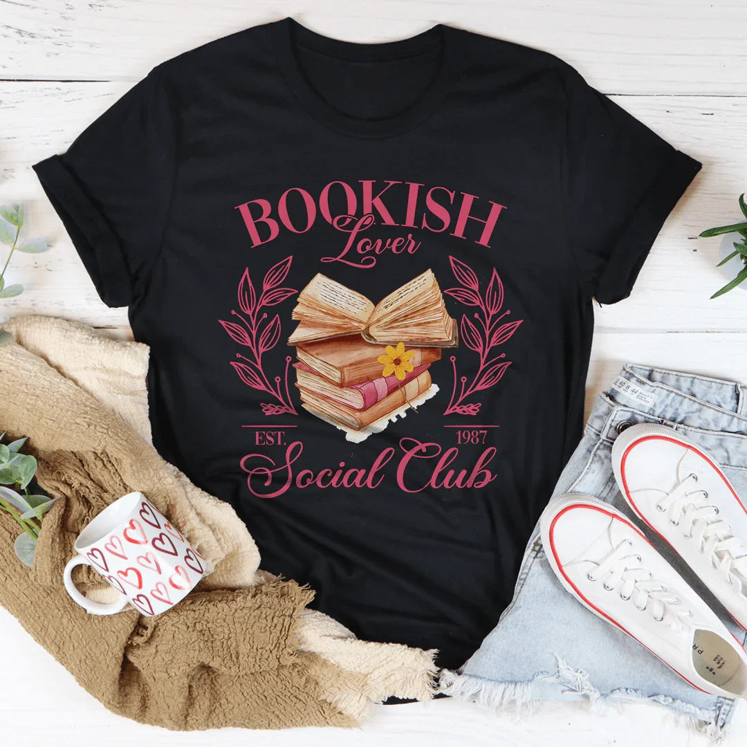 Bookish Lover Social Club Tee