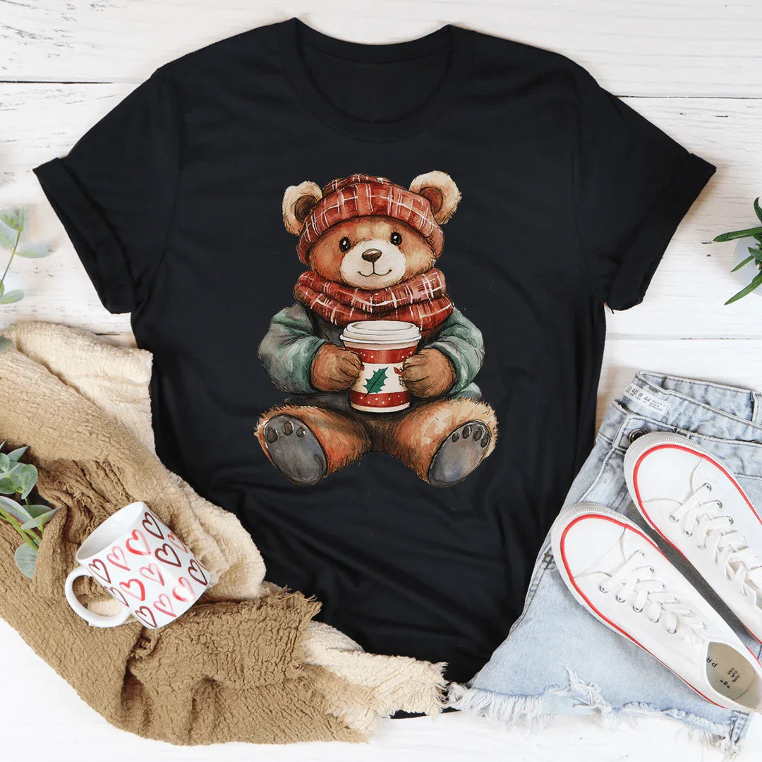Christmas Cuddle Bear Tee