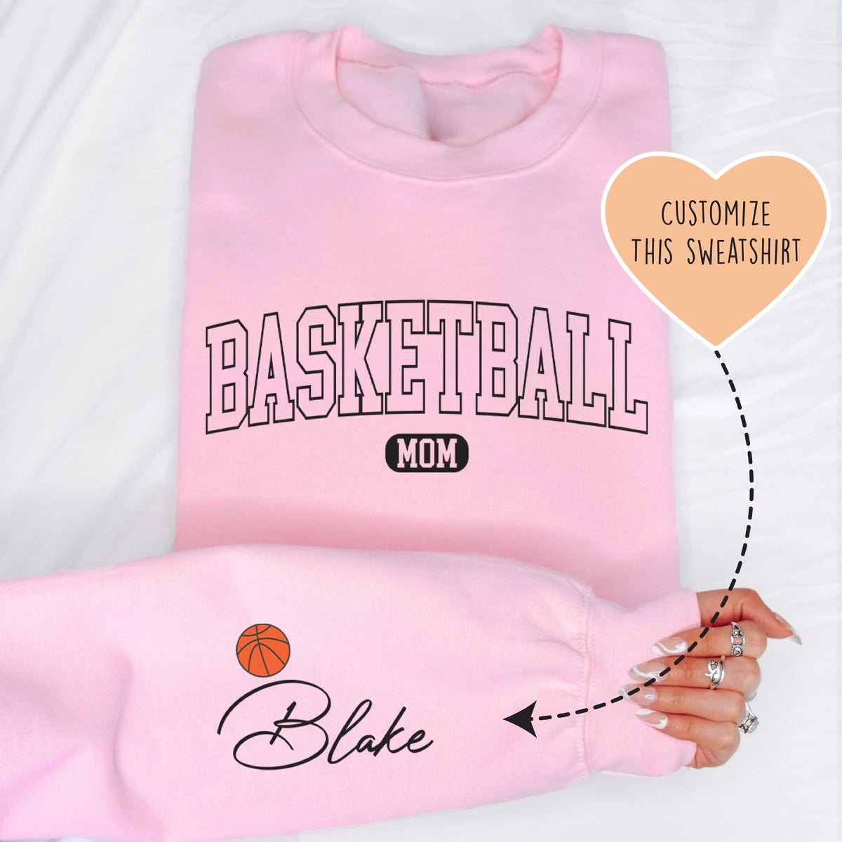 Custom Basketball Mom Sweatshirt