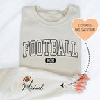 Custom Football Mom Sweatshirt