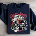 Dear Santa Sorry For All The F Bombs Sweatshirt
