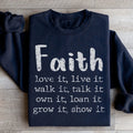Faith Love It Live It Sweatshirt