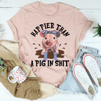 Happier Than A Pig Tee