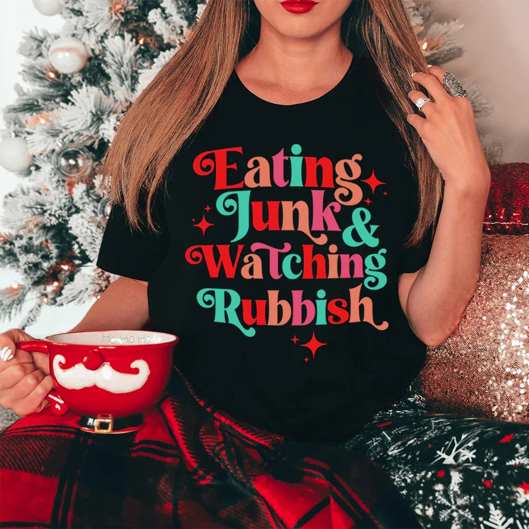 I'm Eating Junk & Watching Rubbish Tee