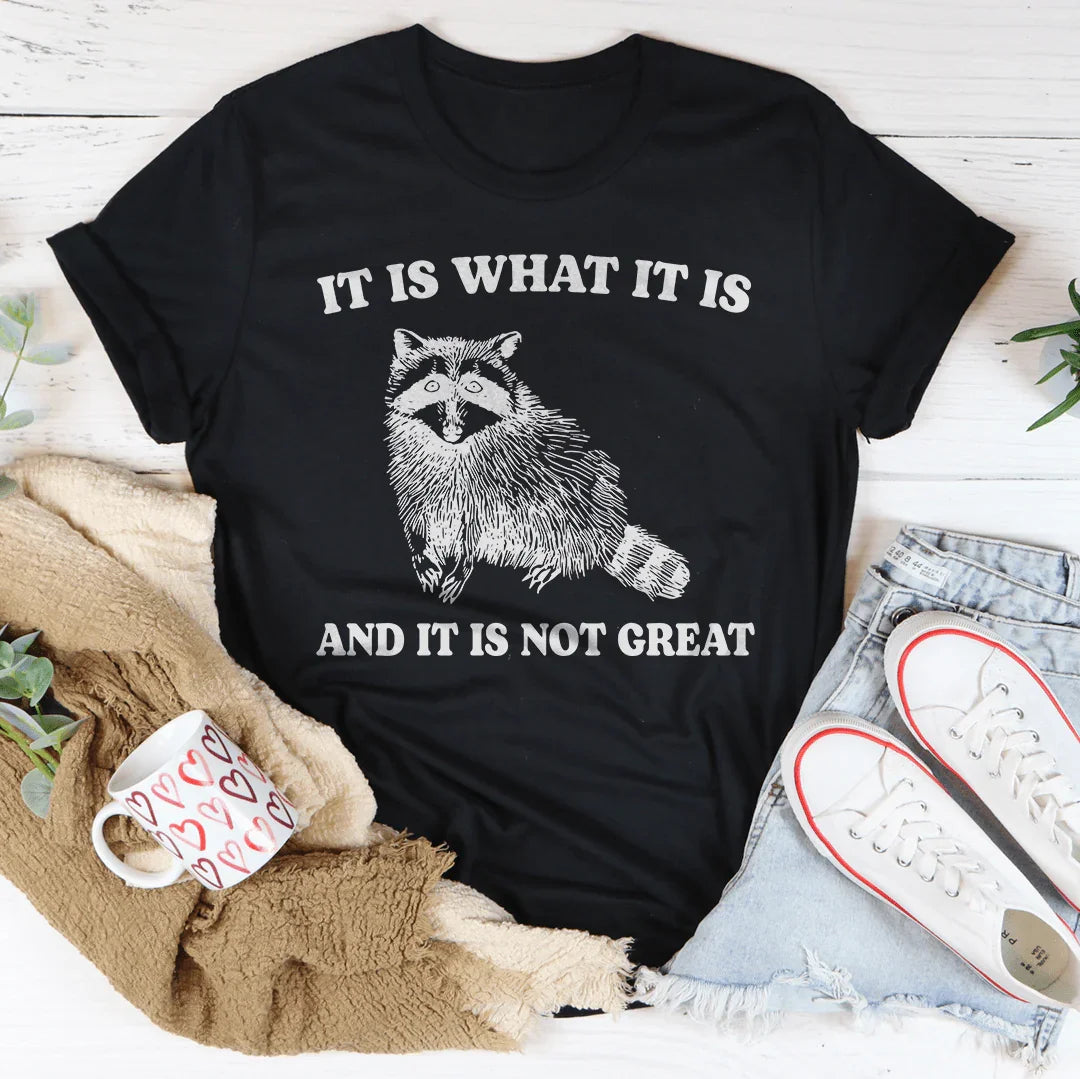 It Is What It Is And It Is Not Great Tee