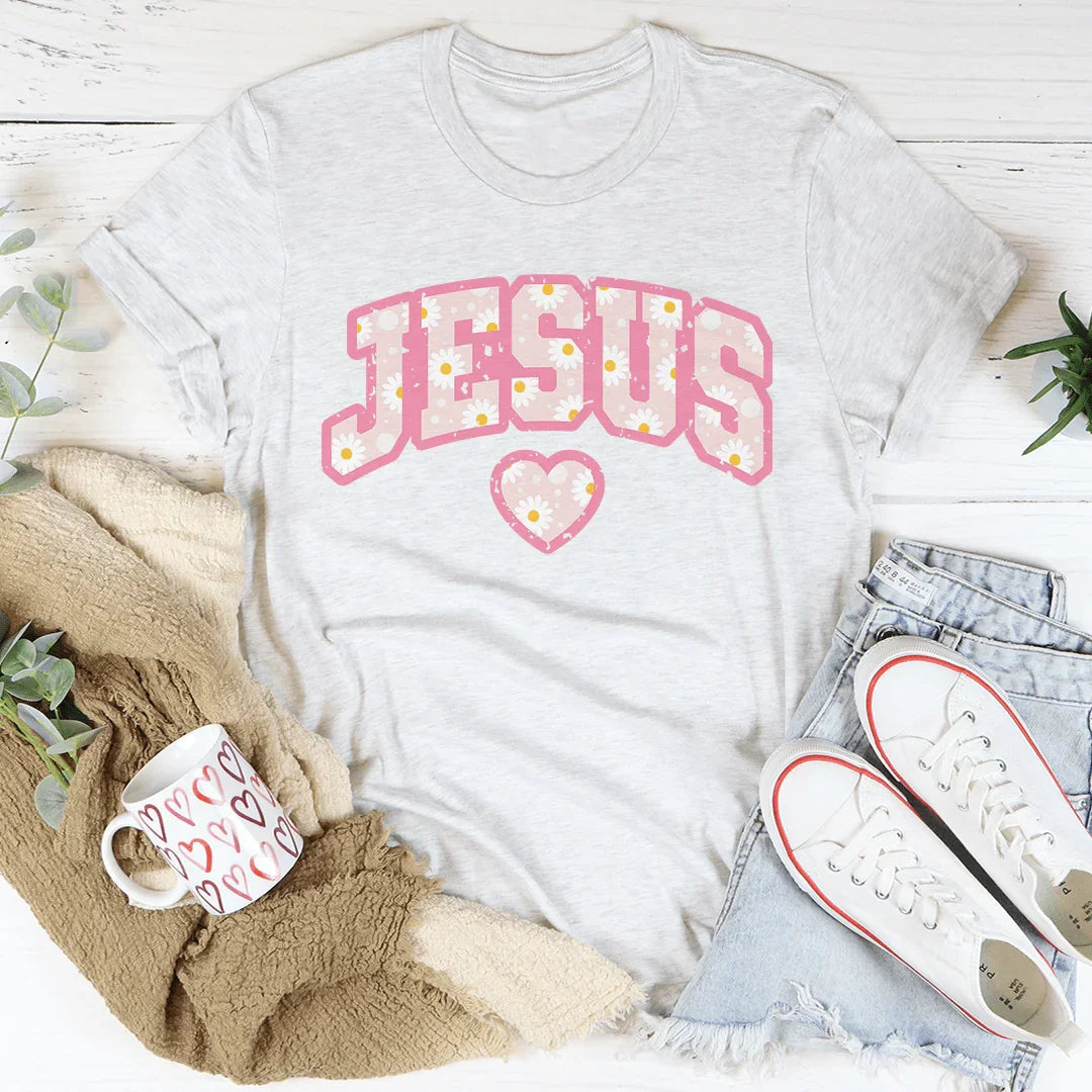 Jesus Floral Tee