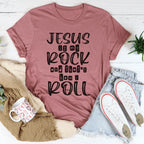 Jesus Is My Rock And That's How I Roll Tee