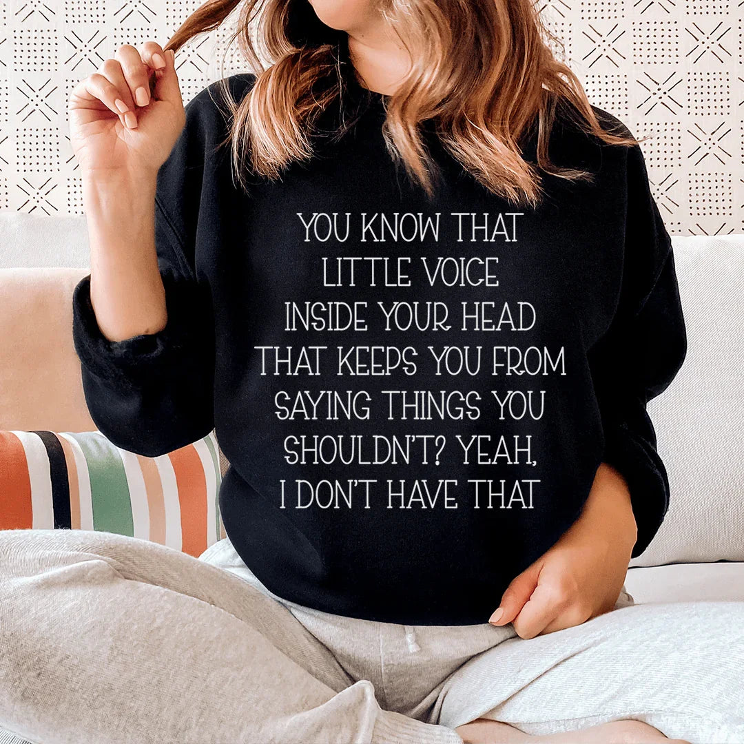 Little Voice Sweatshirt