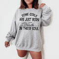 Some Girls Are Just Born With The Beach In Their Soul Sweatshirt