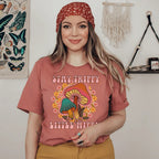 Stay Trippy Little Hippie Mushrooms Tee