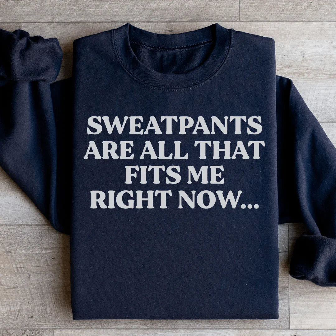 Sweatpants Are All That Fits Me Right Now Sweatshirt