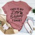 This Is My Dog Walking Tshirt Tee