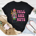 Ya'll Are Nuts Pink Tee